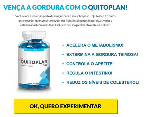 Vença a gordura com o Quitoplan